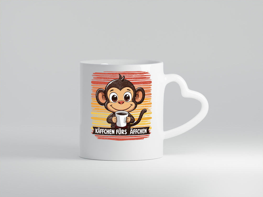 Käffchen fürs Äffchen | Kaffeetrinker Affe v2 lustiger Spruch Geschenk Humor