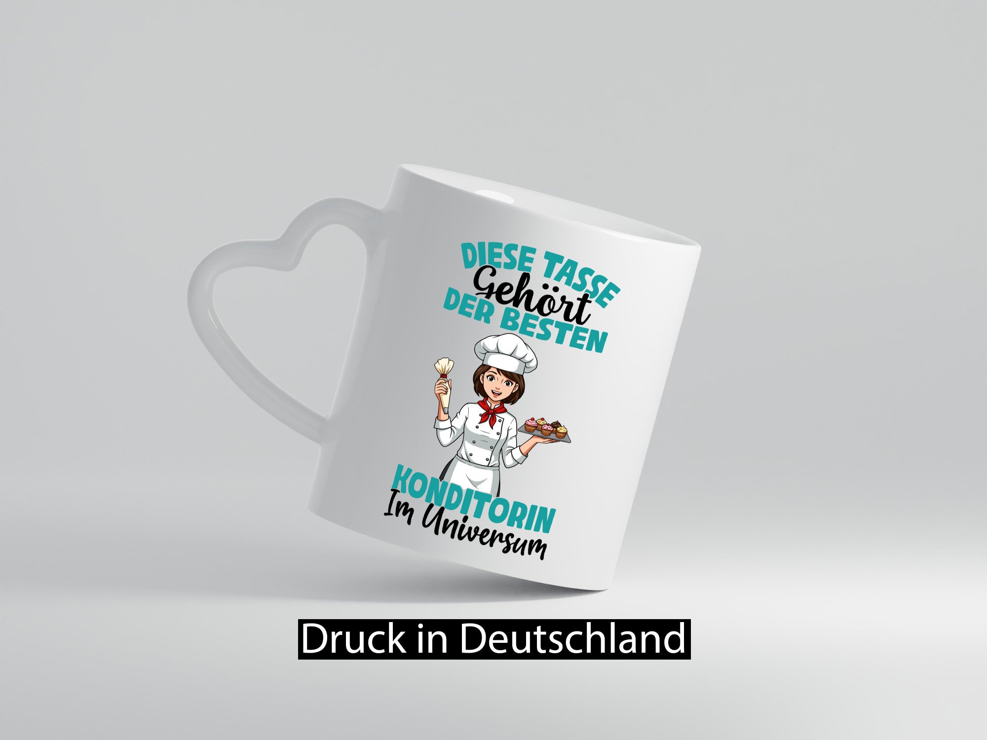 Im Universum: Konditorin | Konditorei Geschenkidee Humor Tasse