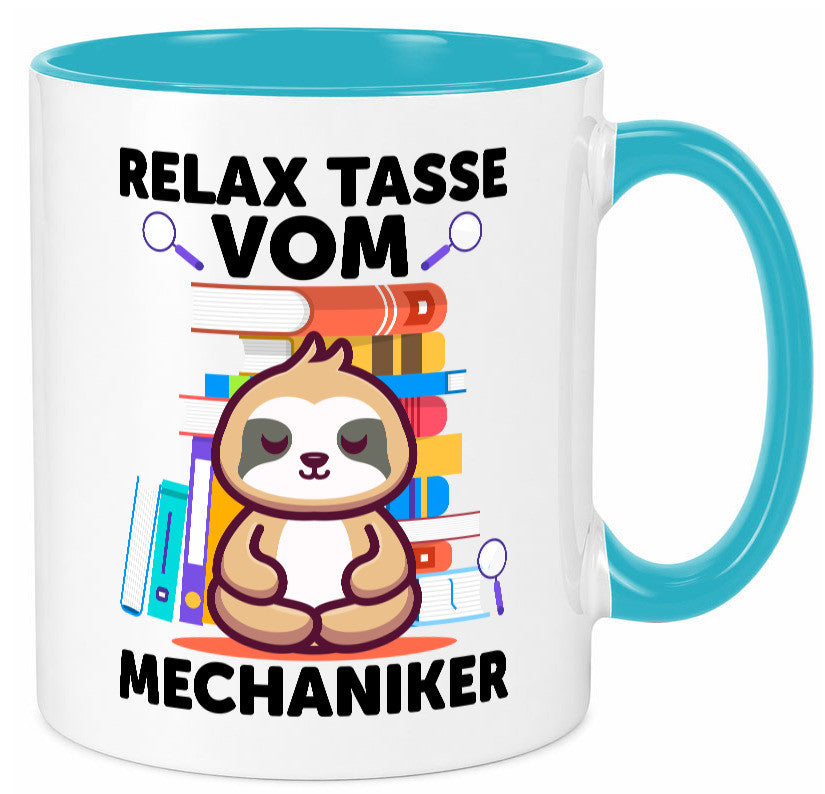 Relax Tasse: Mechaniker | KFZ Werkstatt lustig Humor Geschenkidee Geschenk Tasse