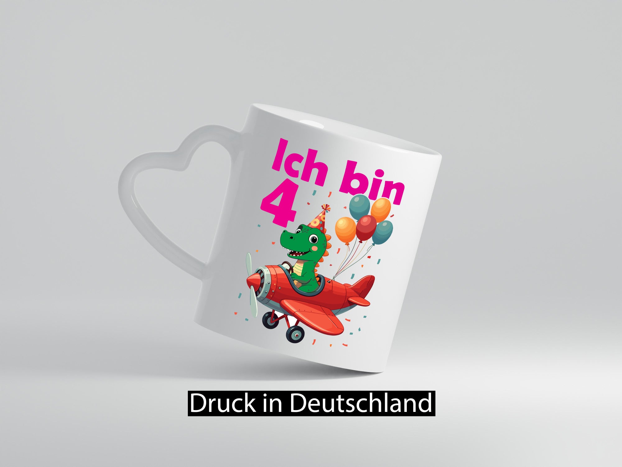 4. Geburtstag | 4 Jahre Drache Flugzeug lustiger Spruch Geschenk Geschenkidee