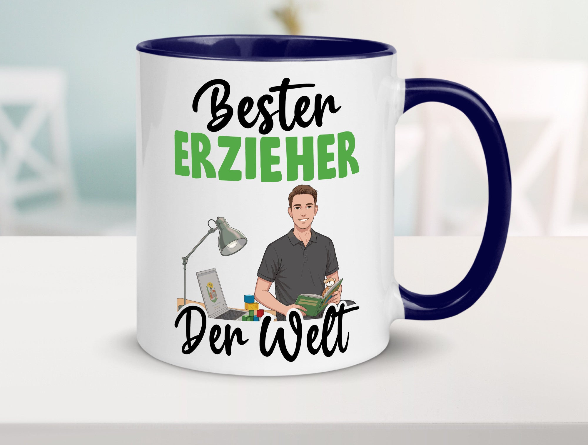 Bester Erzieher | Pädagoge Schule v2 Geschenk Humor Geschenkidee lustiger
