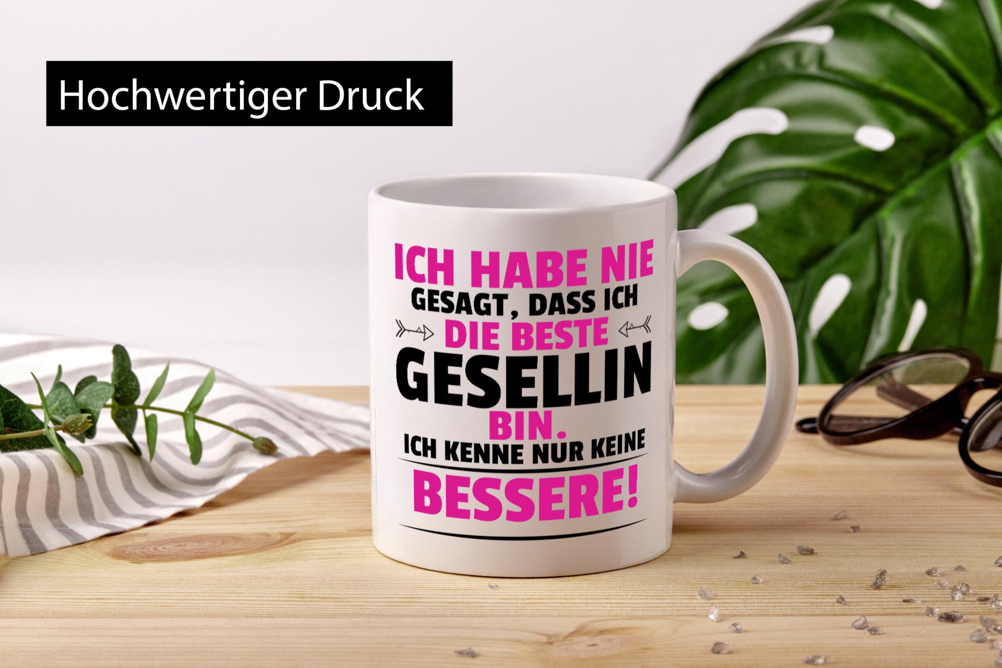 Die Beste Gesellin | Handwerkerinnen Geschenkidee Humor Tasse