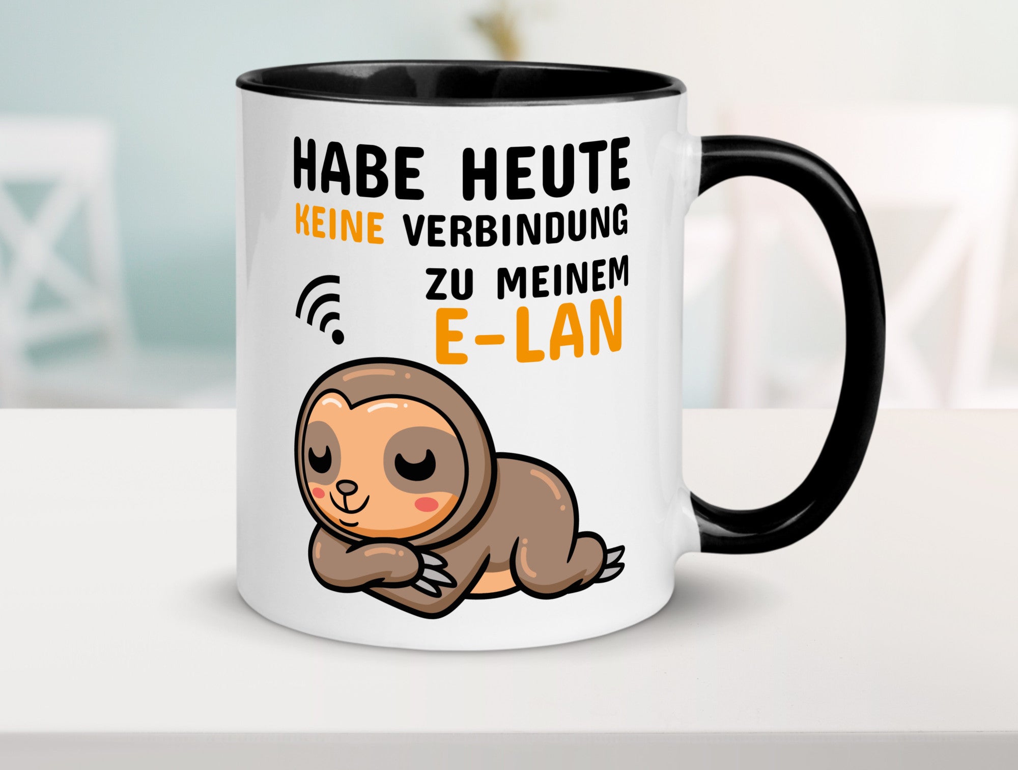 Keine Verbindung lustig Humor Geschenkidee Geschenk Tasse