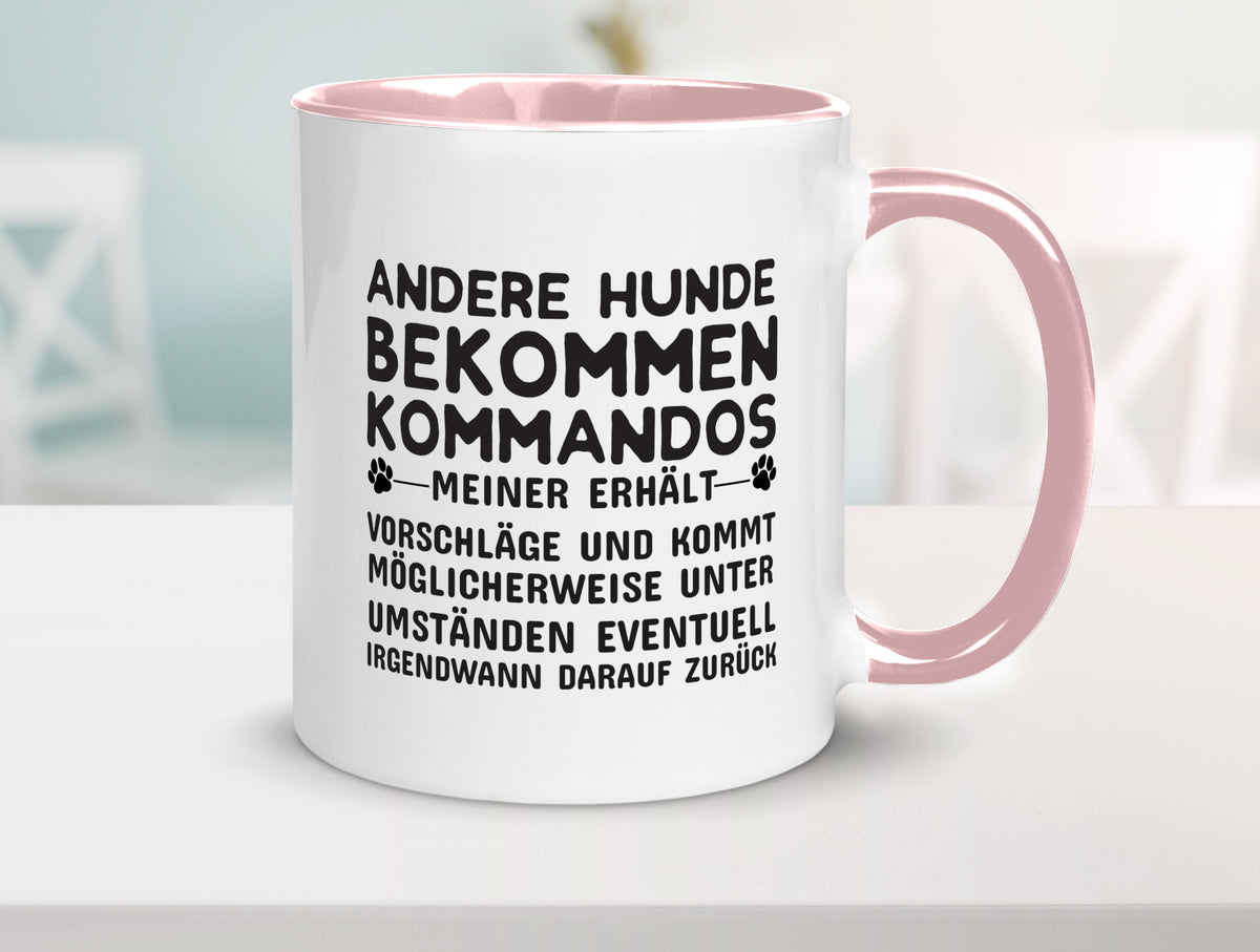 Hunde Training | Hundebesitzer Tasse Hundekommando lustig Tierliebhaber Humor