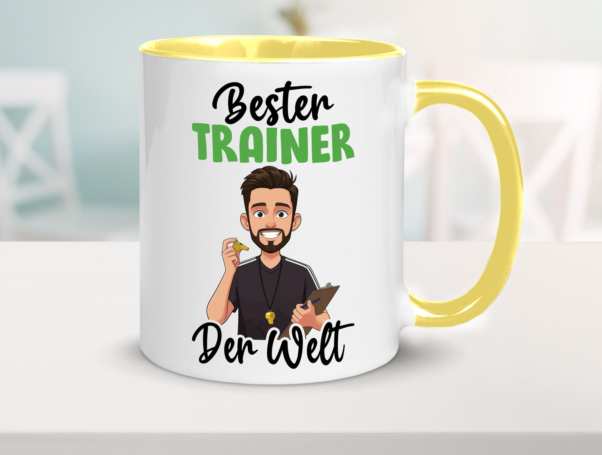 Bester Trainer | Verein Sport v2 Humor Geschenkidee Tasse
