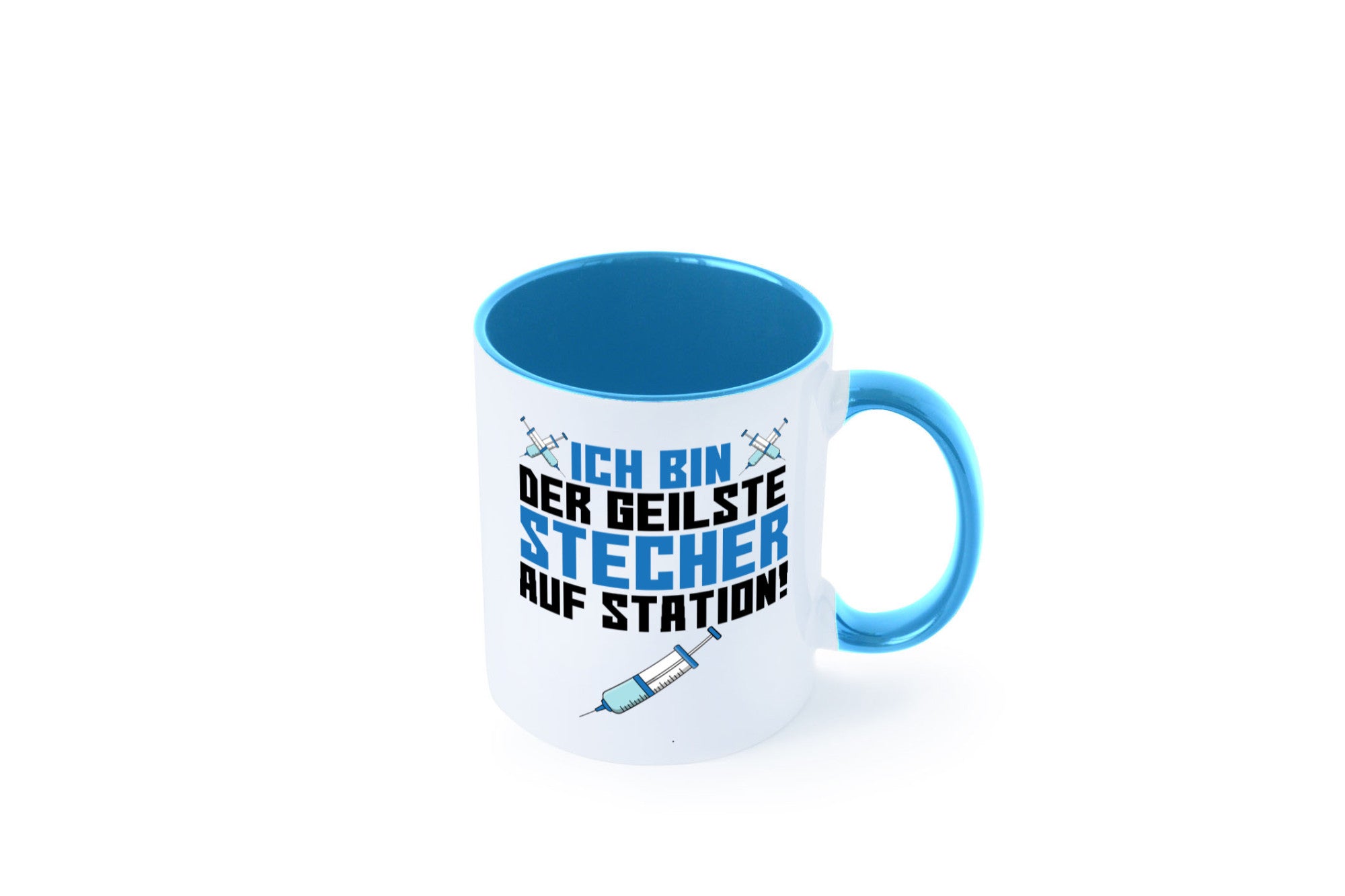 Ich bin der geilste Stecher | Pfleger Arzt Spritze lustig Humor Geschenkidee