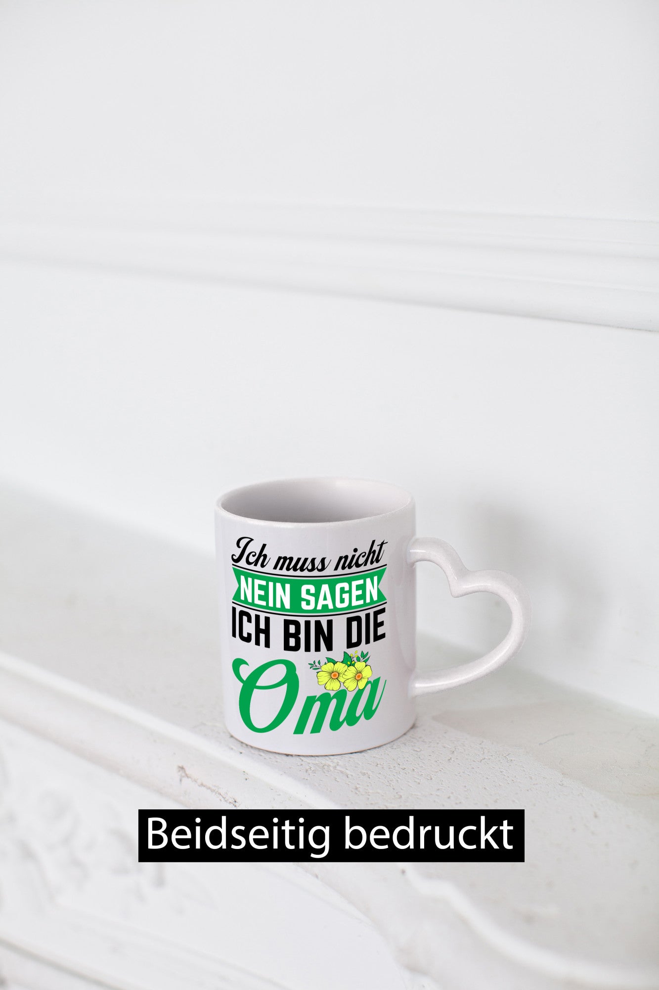 Ich bin die Oma | sagt nicht nein Großmutter Humor Familie Geschenkidee Tasse