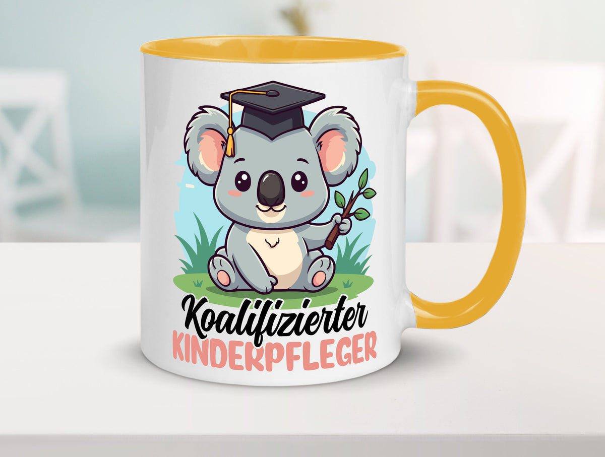 Koalifizierter Kinderpfleger | Pfleger Kinder Geschenkidee Humor Tasse
