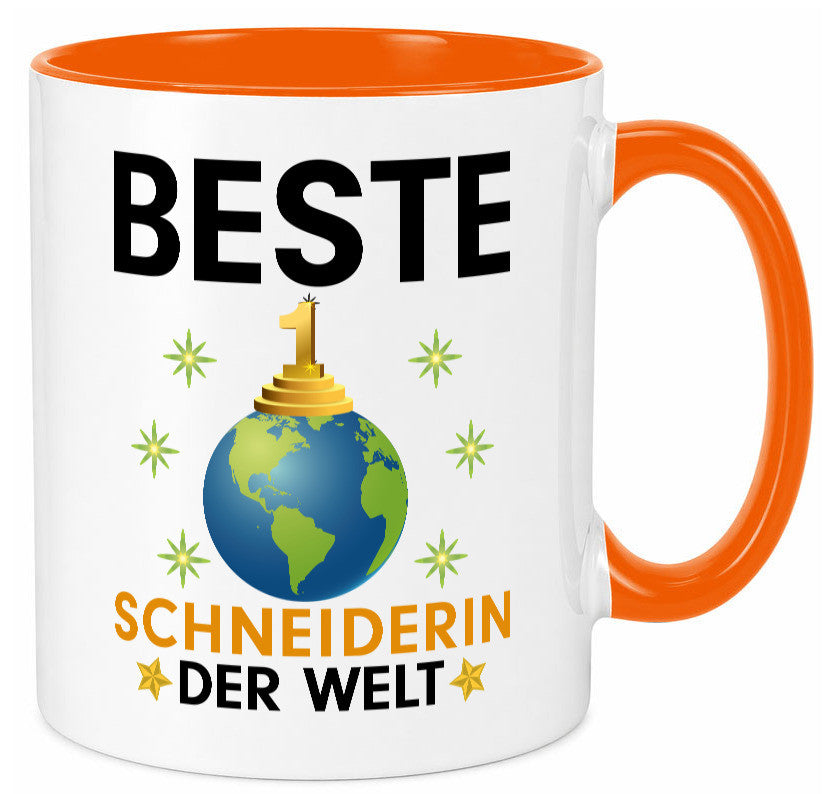 Welt Beste Schneiderin | Beruf Schneiderei lustiger Spruch Geschenk Arbeit Tasse