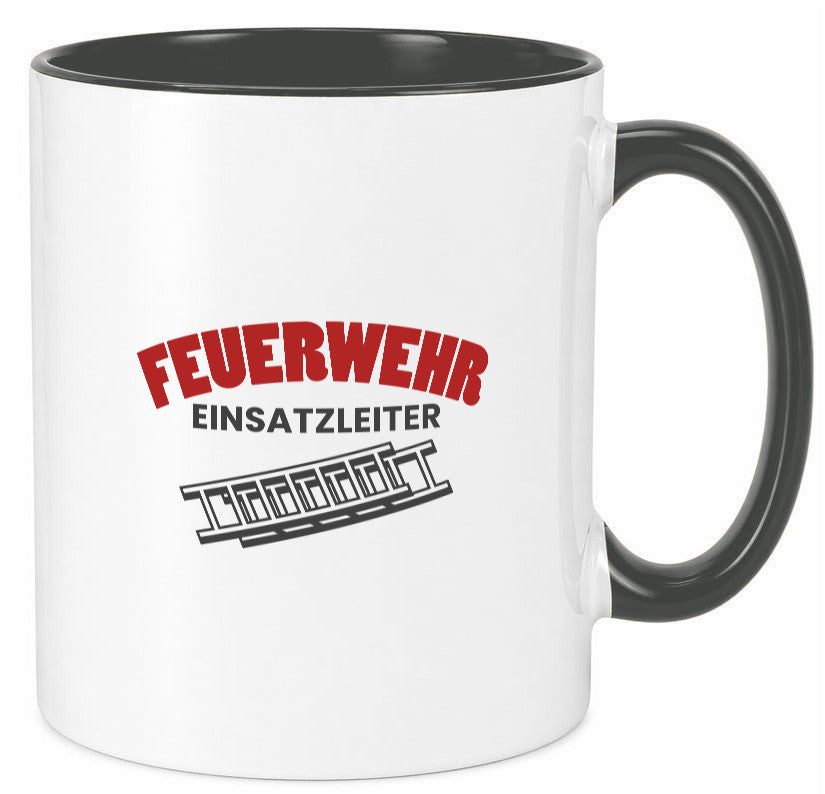 Feuerweher Einsatzleiter | Feuerwehrmann Feuerlöscher Geschenk Humor Tasse