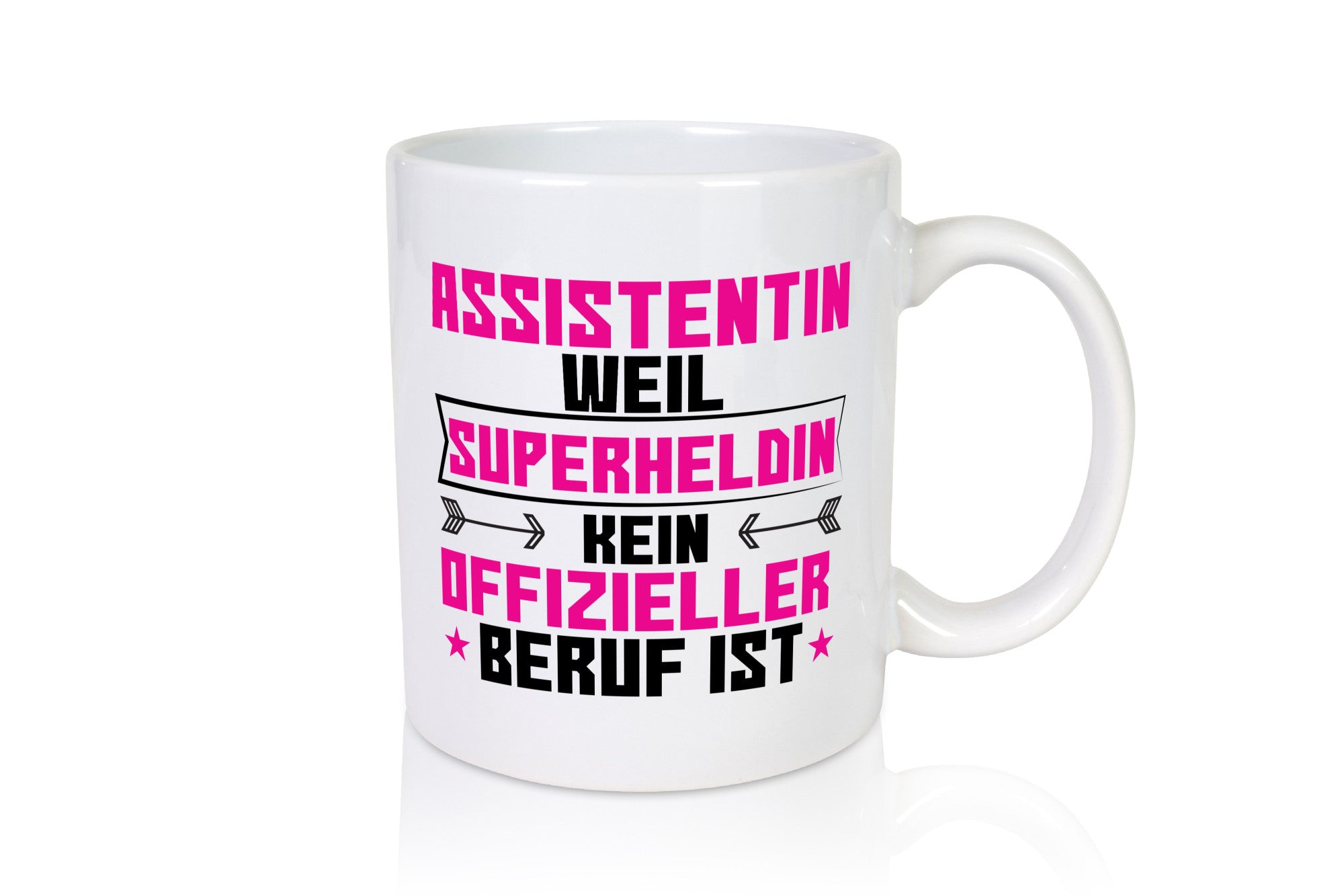 Superheldin Assistentin | Assistenz Hilfskraft Humor Geschenkidee Tasse