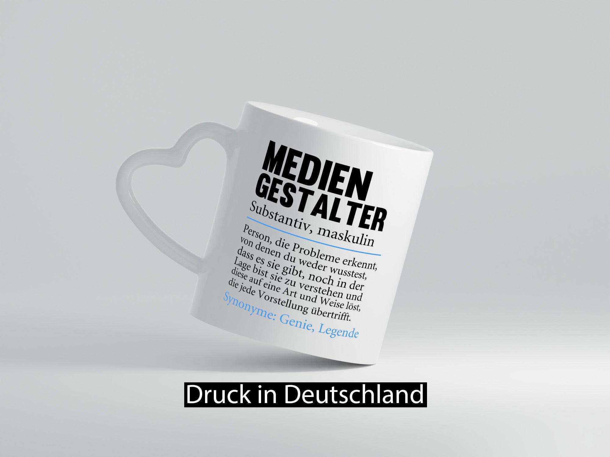 Mediengestalter | Berufe Medien Humor v2 Arbeit Kollegen Büro Geschenkidee Tasse