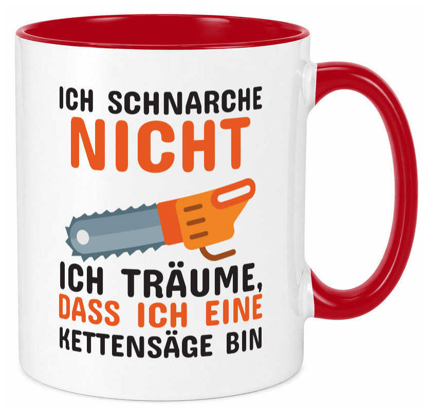Ich schnarche nicht lustiger Spruch Geschenk Humor Geschenkidee Tasse