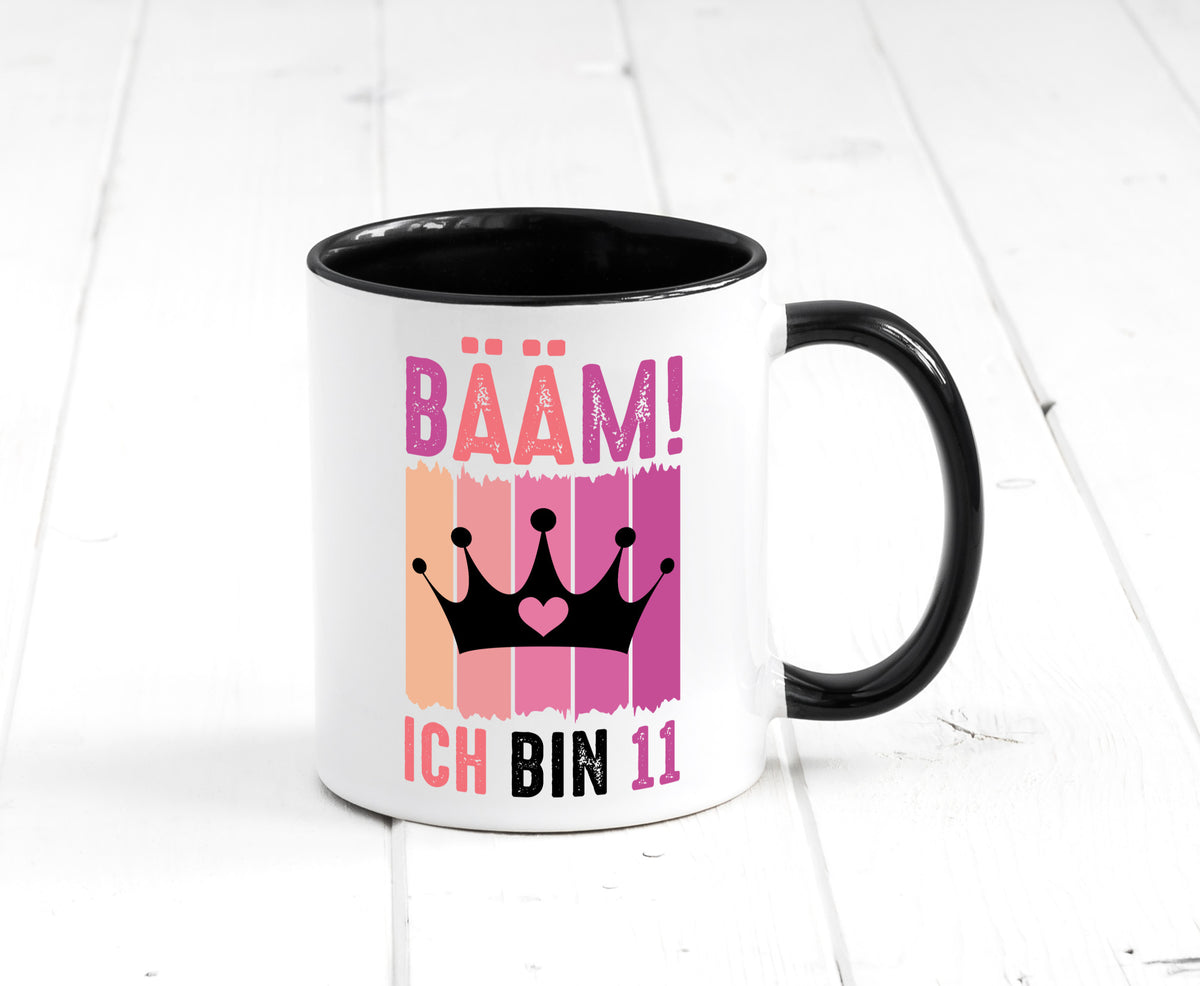 11. Geburtstag | 11 Jahre Bääm ich bin Krone Humor Geschenkidee Tasse