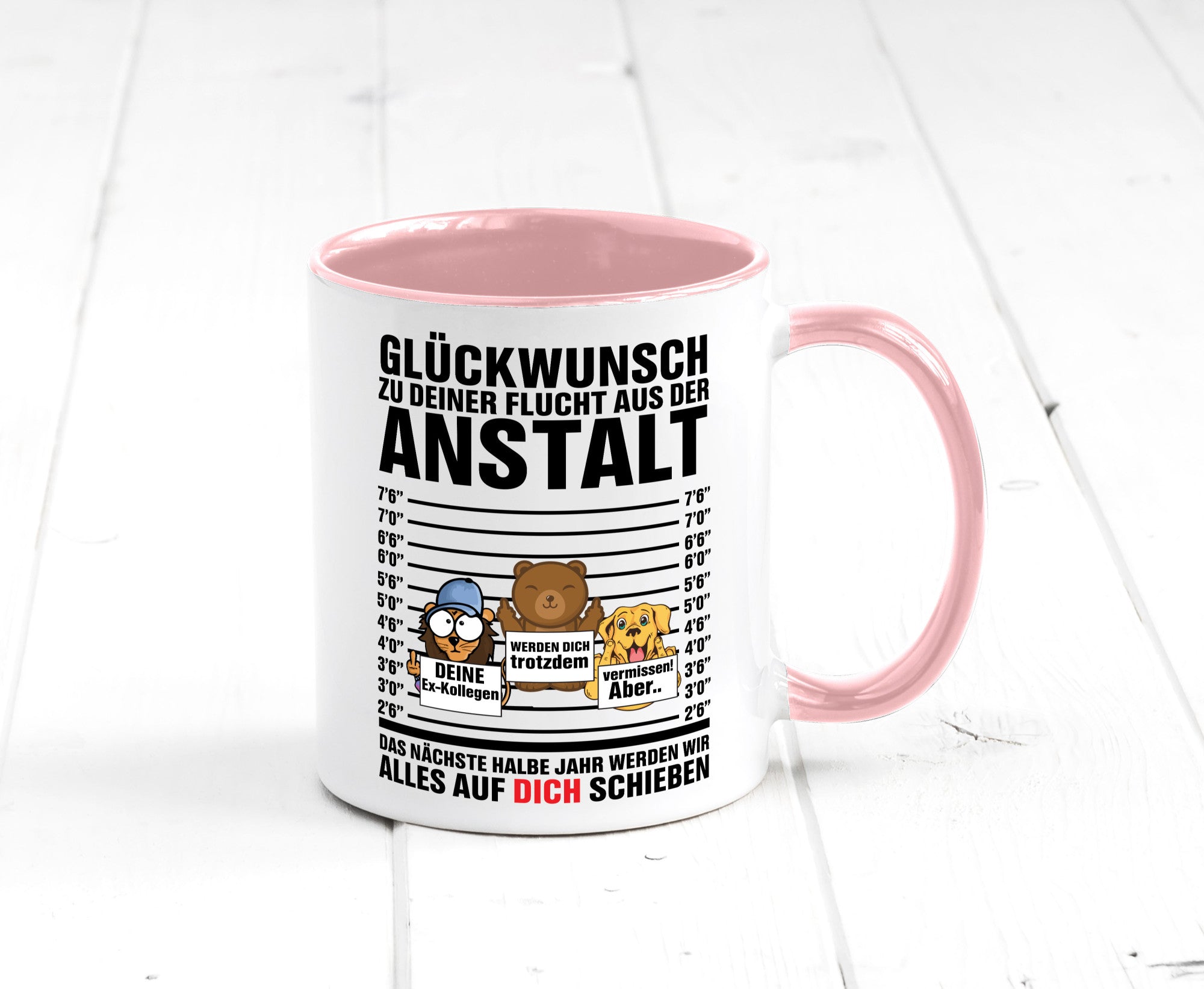 Glückwunsch zur Flucht | Arbeitskollegen Berufswechel Humor Arbeit Kollegen
