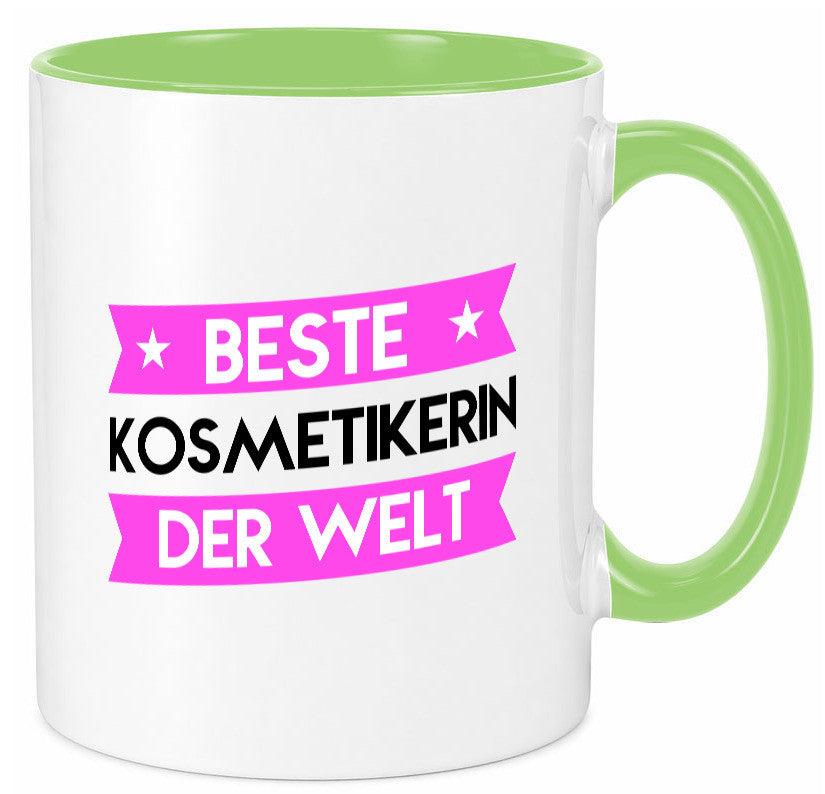 Beste Kosmetikerin | Kosmetik Stylistin Visagistin Geschenkidee Humor Tasse