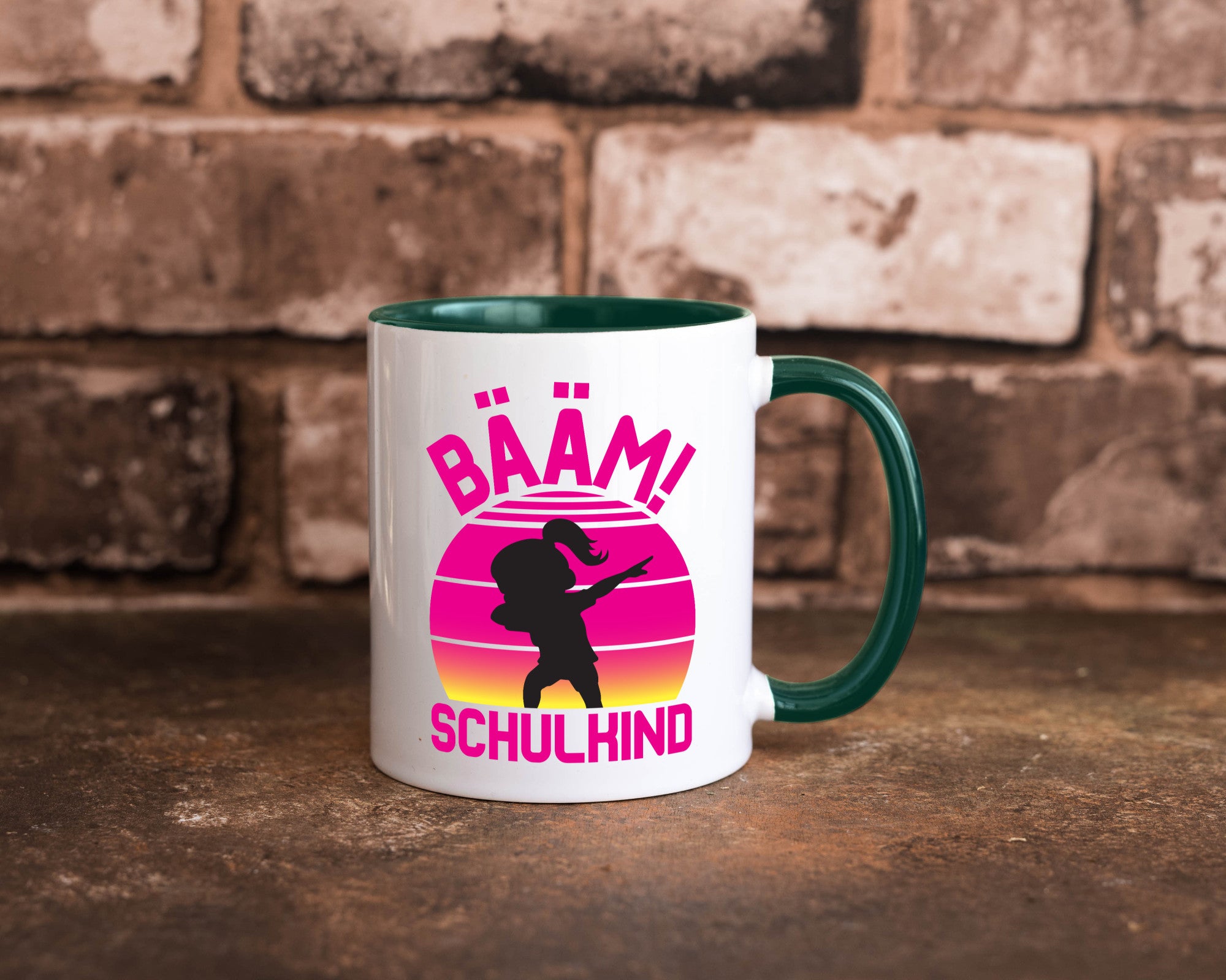 Bääm Schulkind | Einschuldung Schulanfang Geschenkidee Humor Tasse