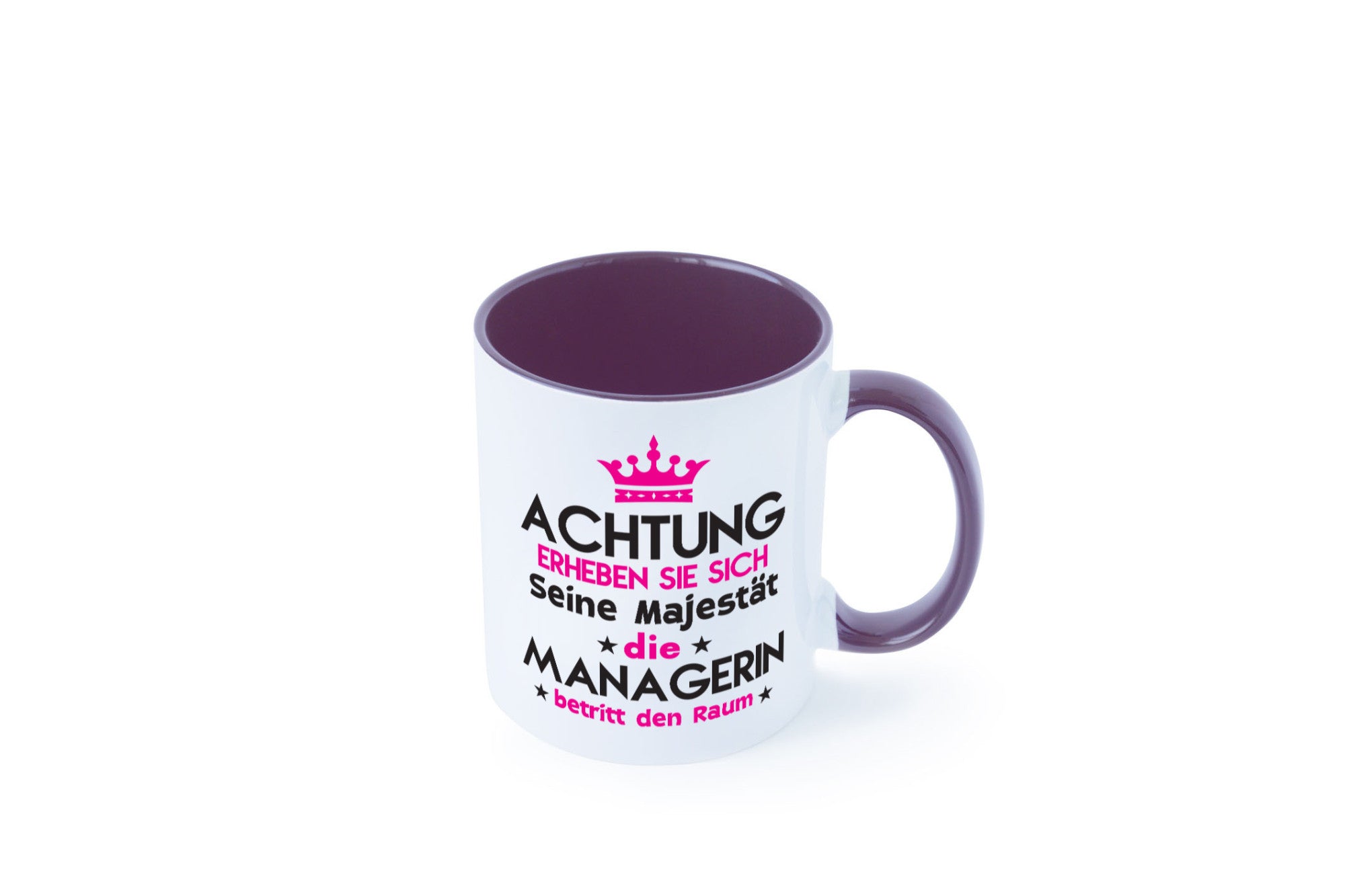 Seine Majestät Managerin | Management lustig Humor Geschenkidee Geschenk Tasse