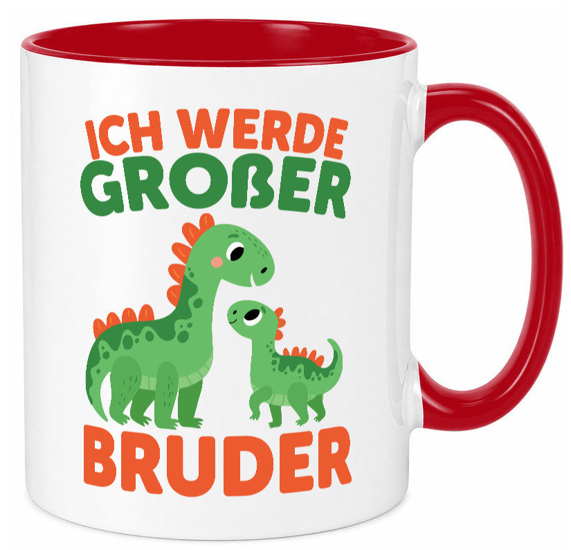 Ich werde Großer Bruder | Dino Brudersaurus lustig Humor Geschenkidee Geschenk