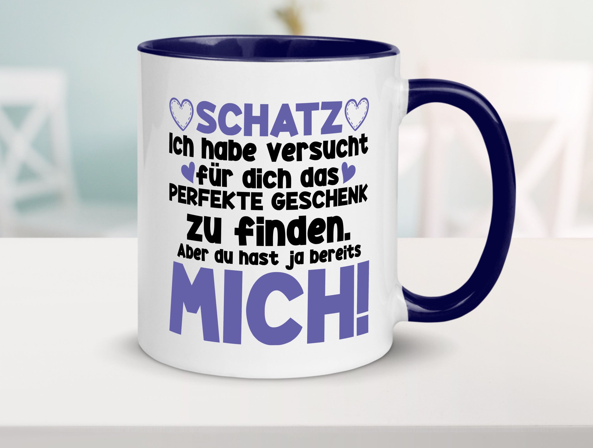 Schatz | Liebe Valentinstag Freund Freundin Herz Geschenkidee Humor Tasse