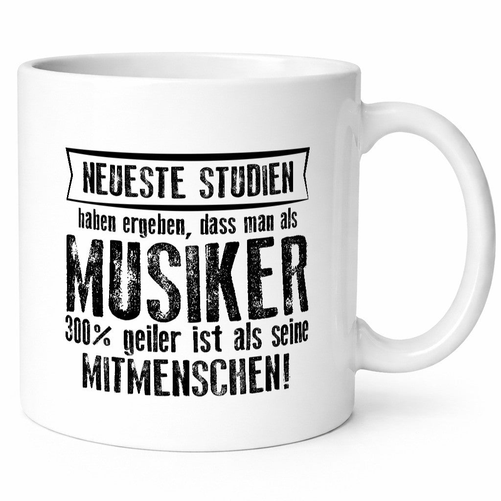 Neuste Studien: Musiker | Musik Musikant Geschenkidee Humor Tasse