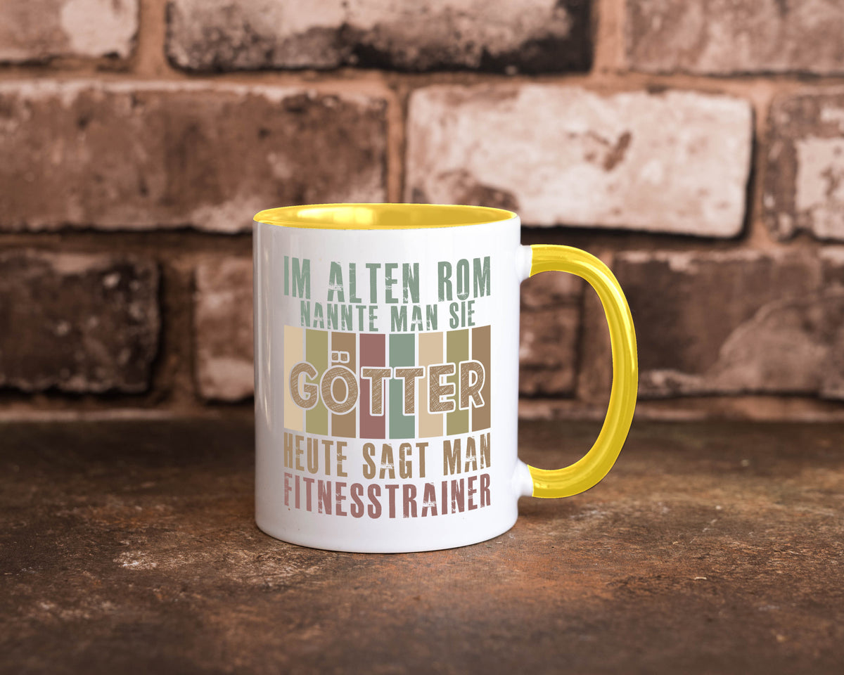 Heute sagt man: Fitnesstrainer | Personal Trainer Geschenkidee Humor Tasse