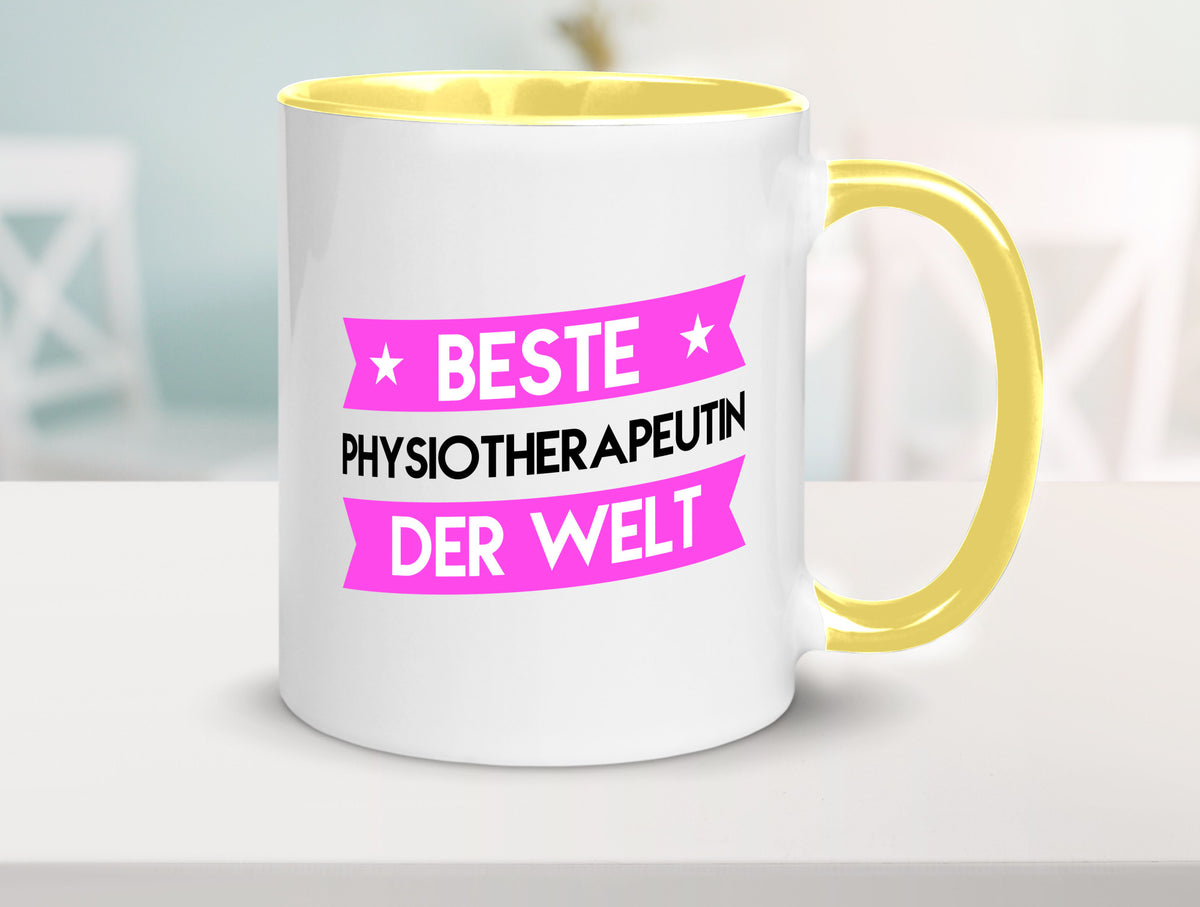 Beste Physiotherapeutin Humor Geschenkidee Tasse