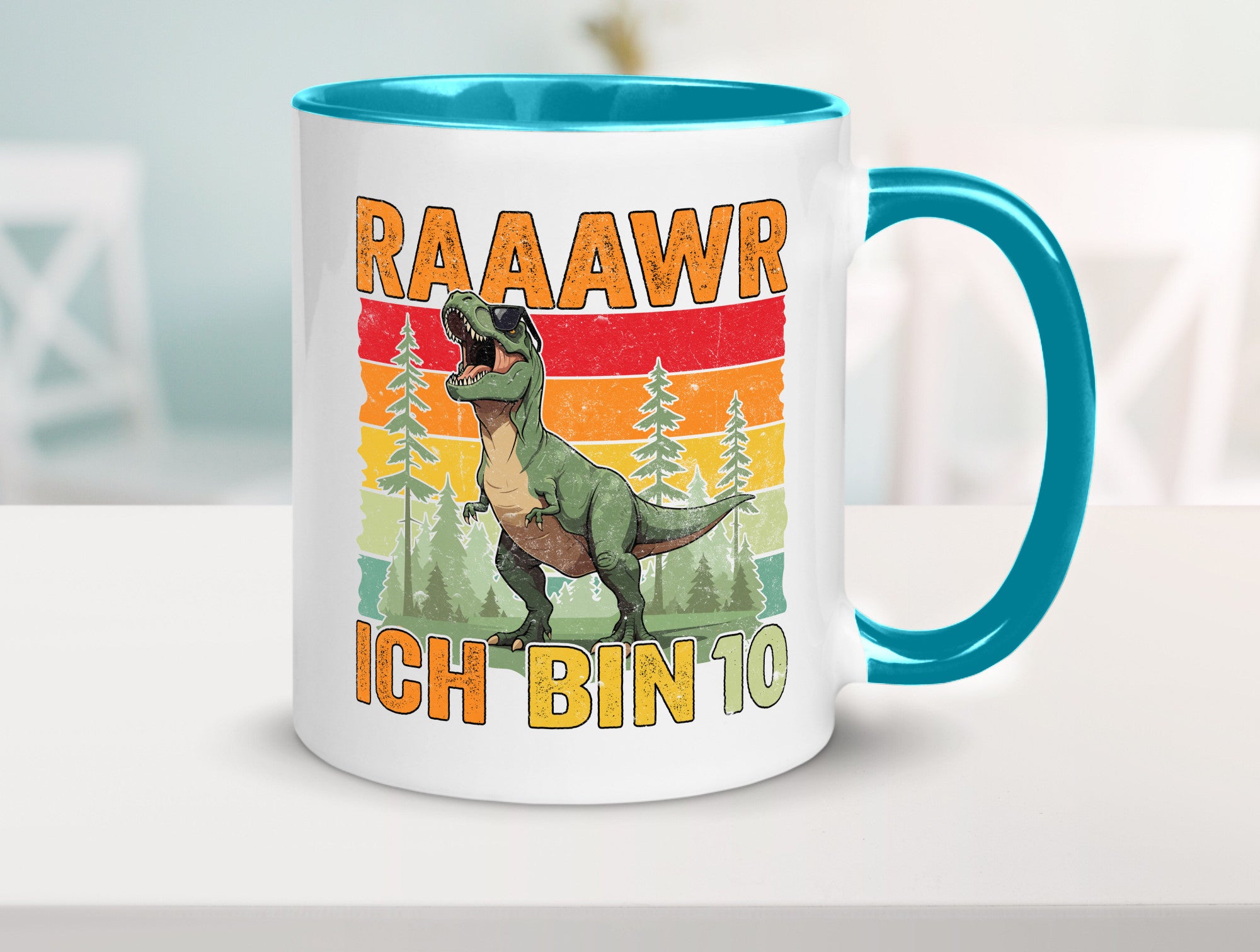 10. Geburtstag | 10 Jahre rarrrr ich bin Dinosaurier lustig Geschenkidee