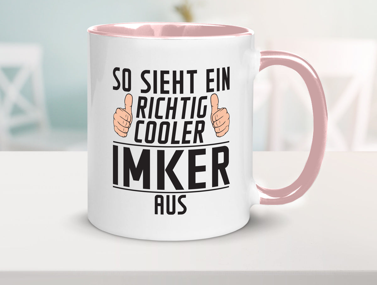 Richtig Cooler Imker | Imkerei Geschenkidee Humor Tasse