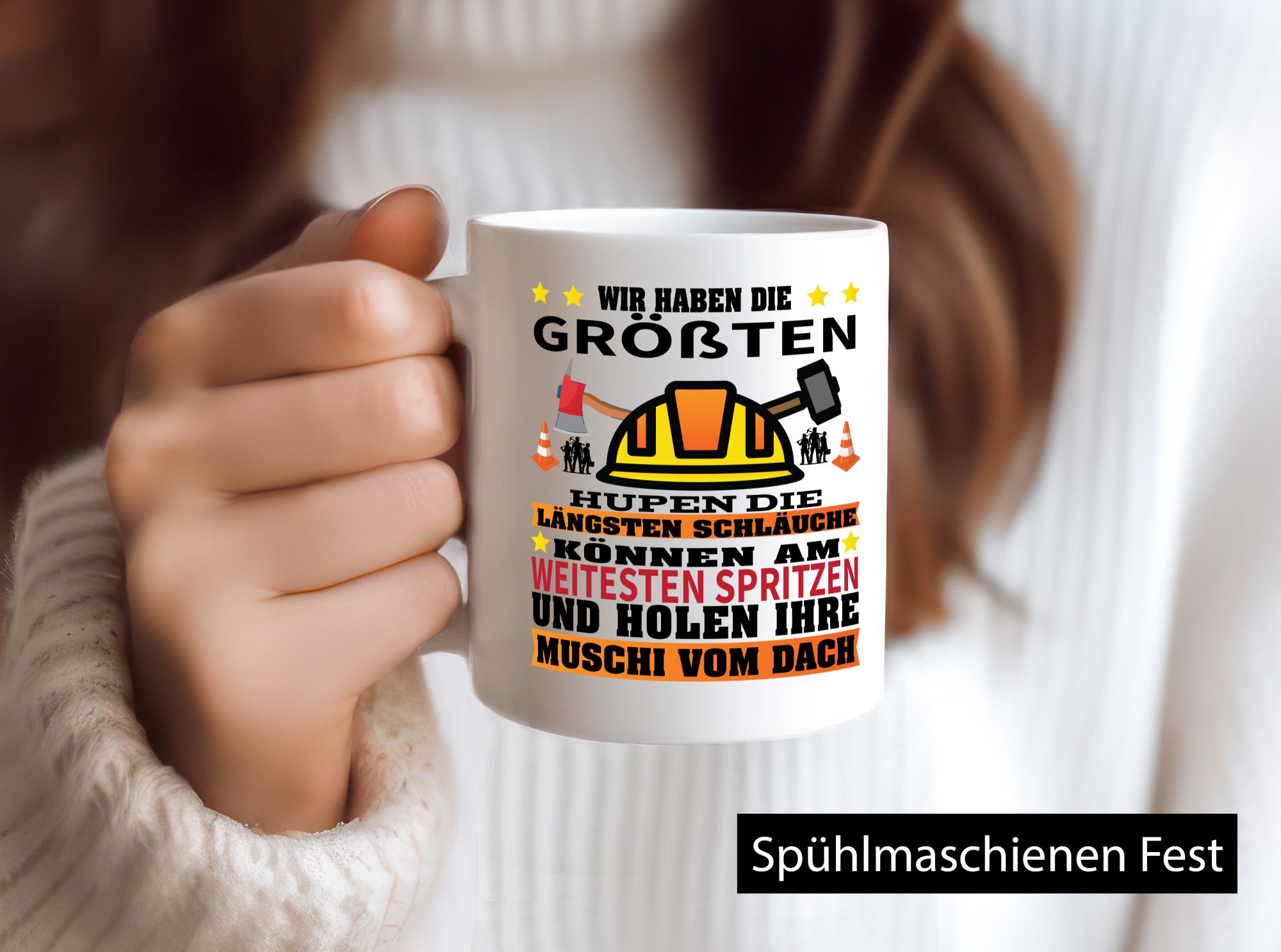 Wir haben die Größen Schläche | Feuerwehrmann Feuerwehr Geschenk Humor