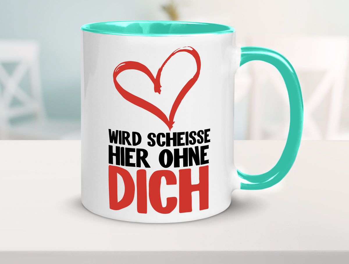 Wird Scheisse Geschenk Humor Geschenkidee lustiger Spruch Tasse