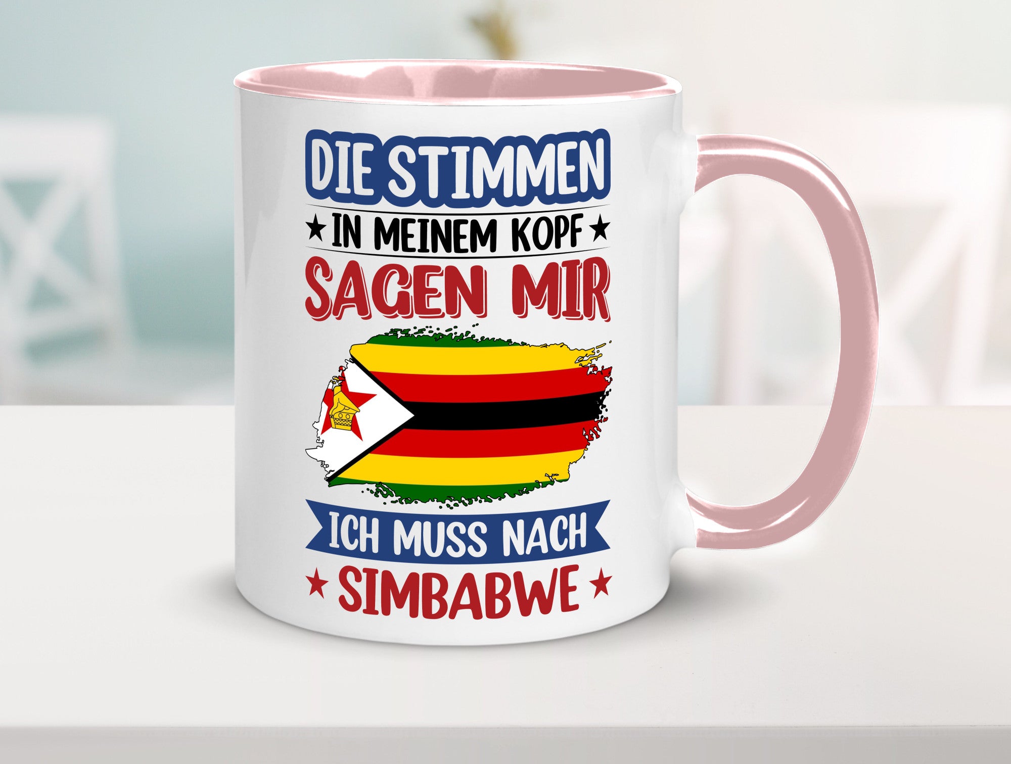 Simbabwe | Urlaub Stimmen in meinem Kopf Traumland v2 Geschenk Humor