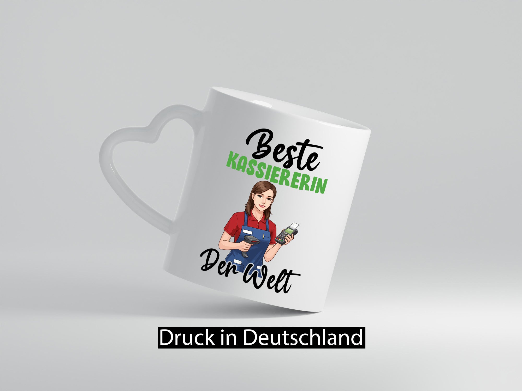 Beste Kassiererin v2 Geschenk Humor Geschenkidee lustiger Spruch Tasse
