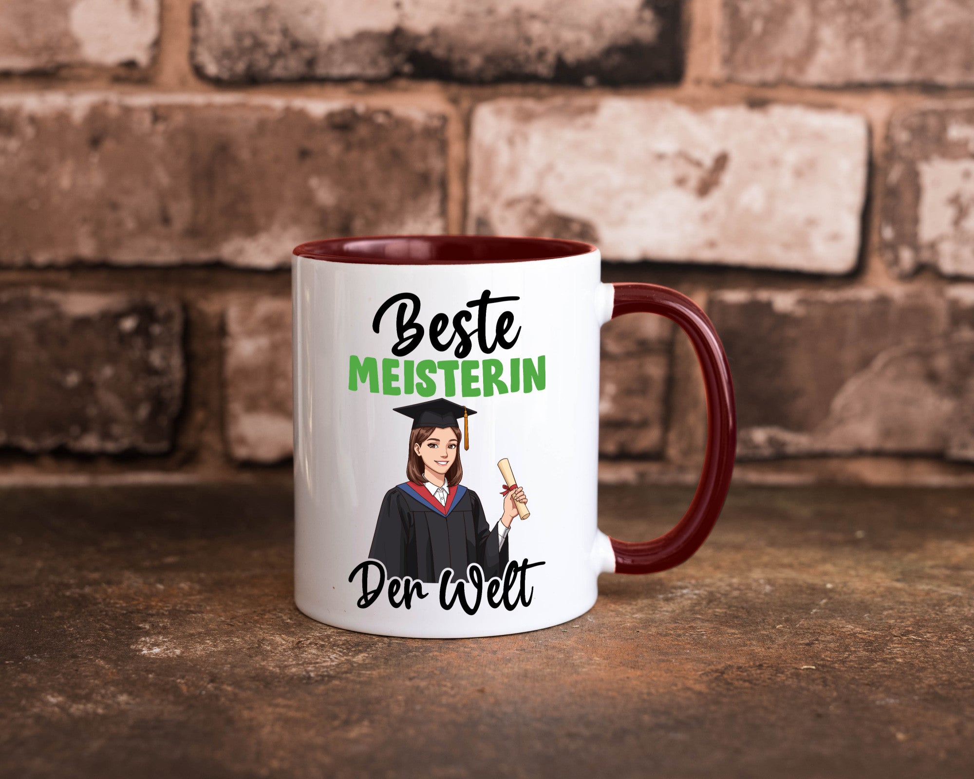 Beste Meisterin | Meisterbrief v2 Geschenk Humor Geschenkidee lustiger Spruch