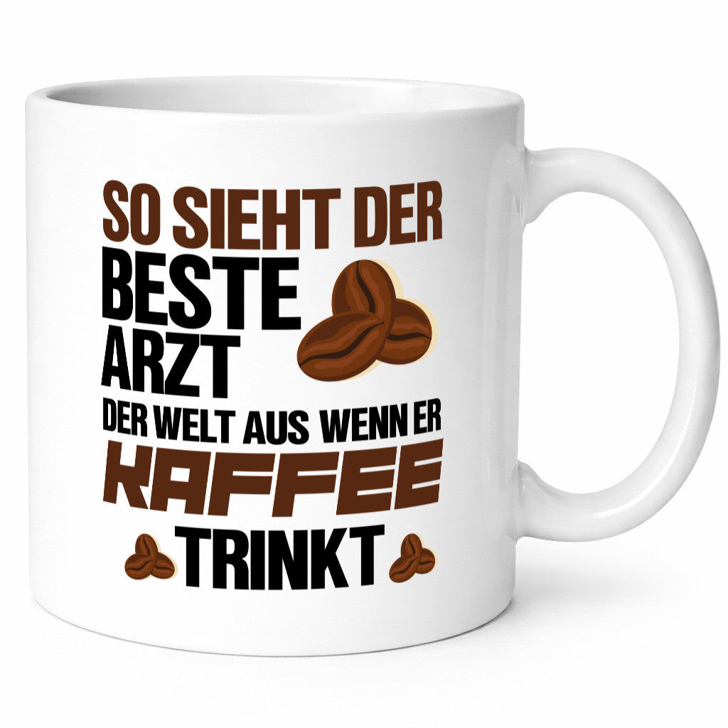 Bester Arzt | Kaffeetrinker Tasse lustiger Spruch Geschenkidee Humor