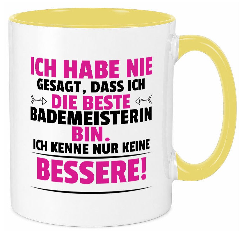 Die Beste Bademeisterin | Schwimmmeisterin Geschenkidee Humor Tasse
