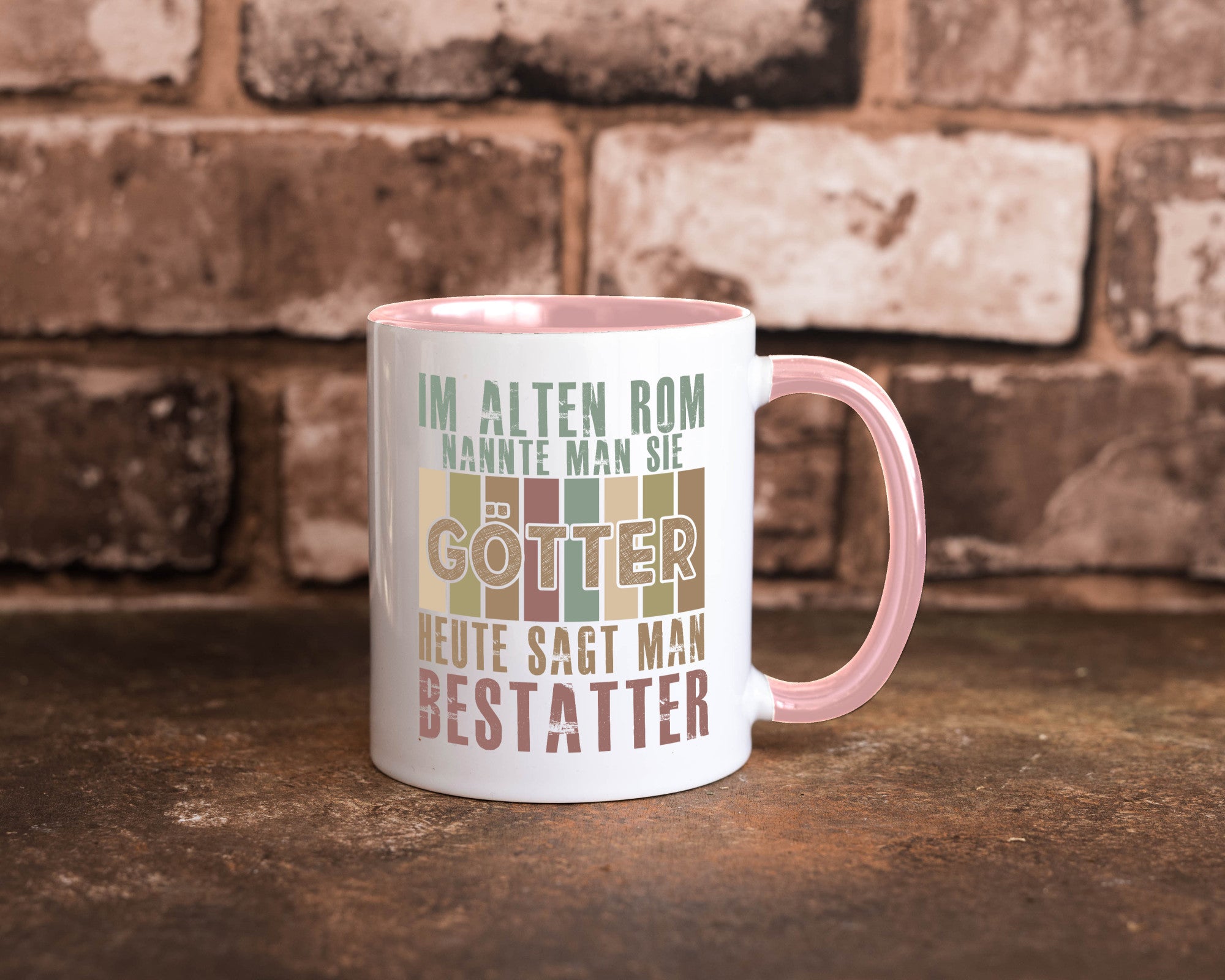Heute sagt man: Bestatter | Bestattung Totengräber Geschenk Humor Geschenkidee