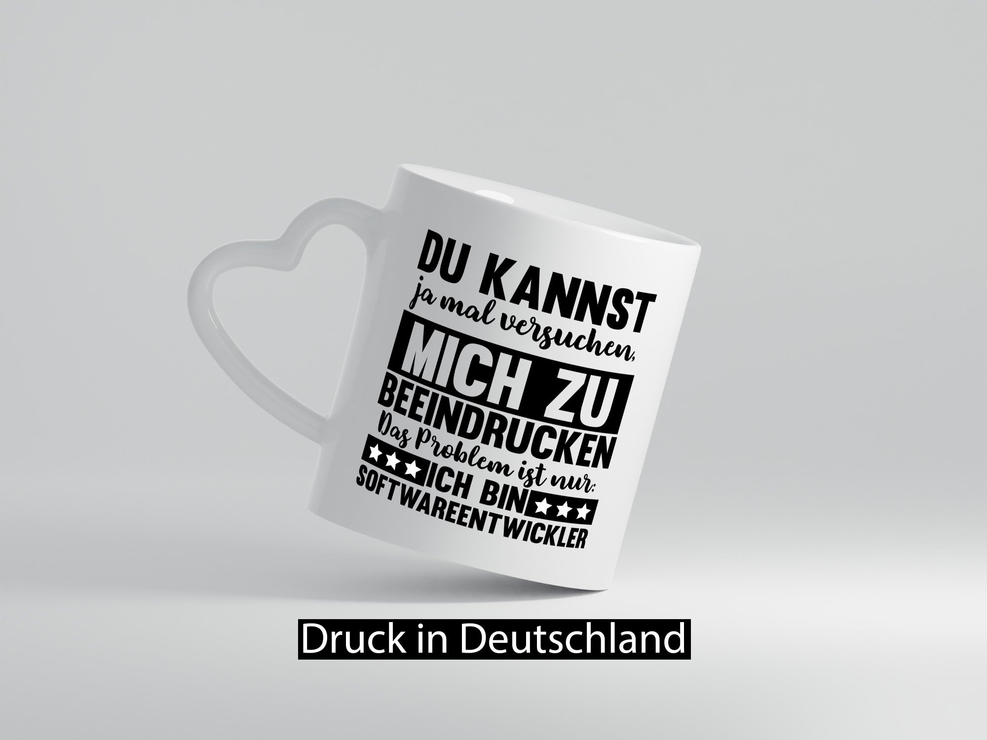 Versuch mich zu beeindrucken, bin Softwareentwickler | IT Humor Geschenkidee