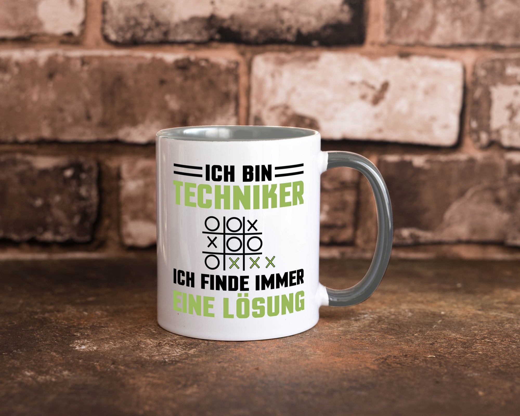 Ich bin Techniker finde immer eine Lösung | lustiger Spruch Geschenk Humor
