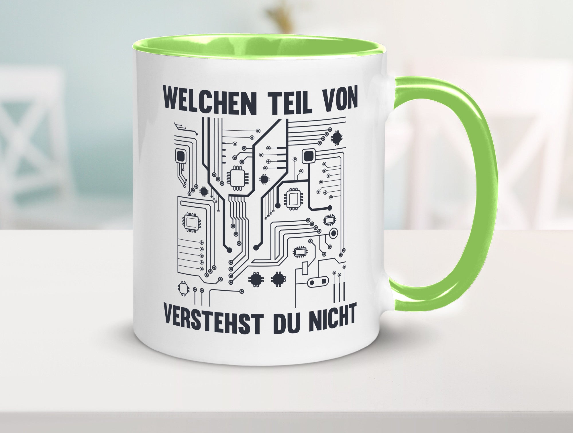 Welchen teil von verstehst du nicht | technik Humor Geschenkidee Tasse