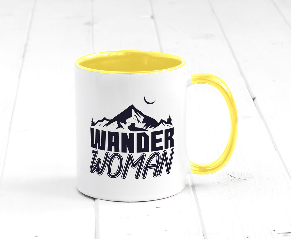 Wander Woman | Frauen Tasse Wanderer Bergsteigen lustig Familie Geschenkidee
