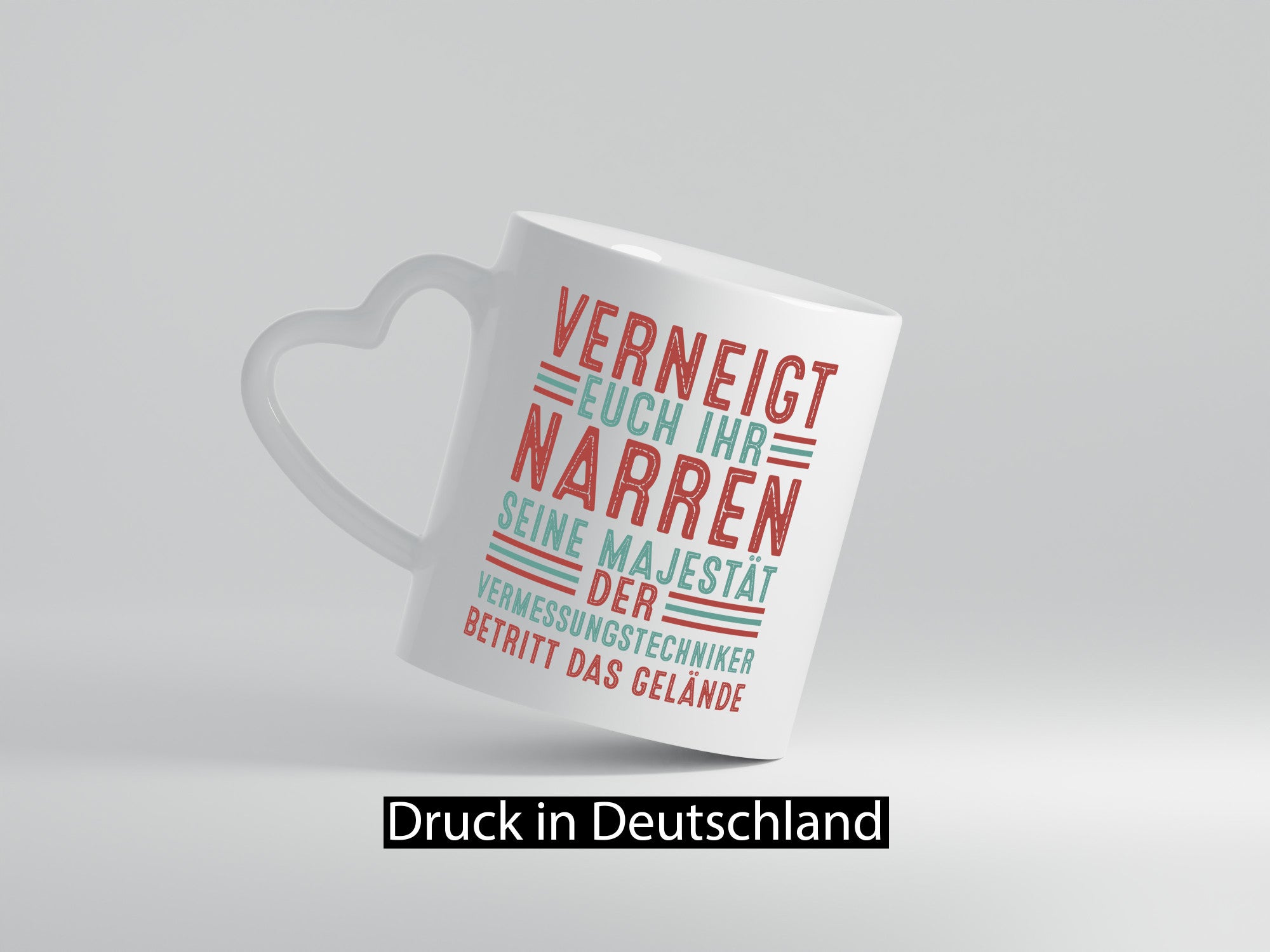 Verneigt euch: Vermessungstechniker | Techniker Geschenkidee Humor Tasse