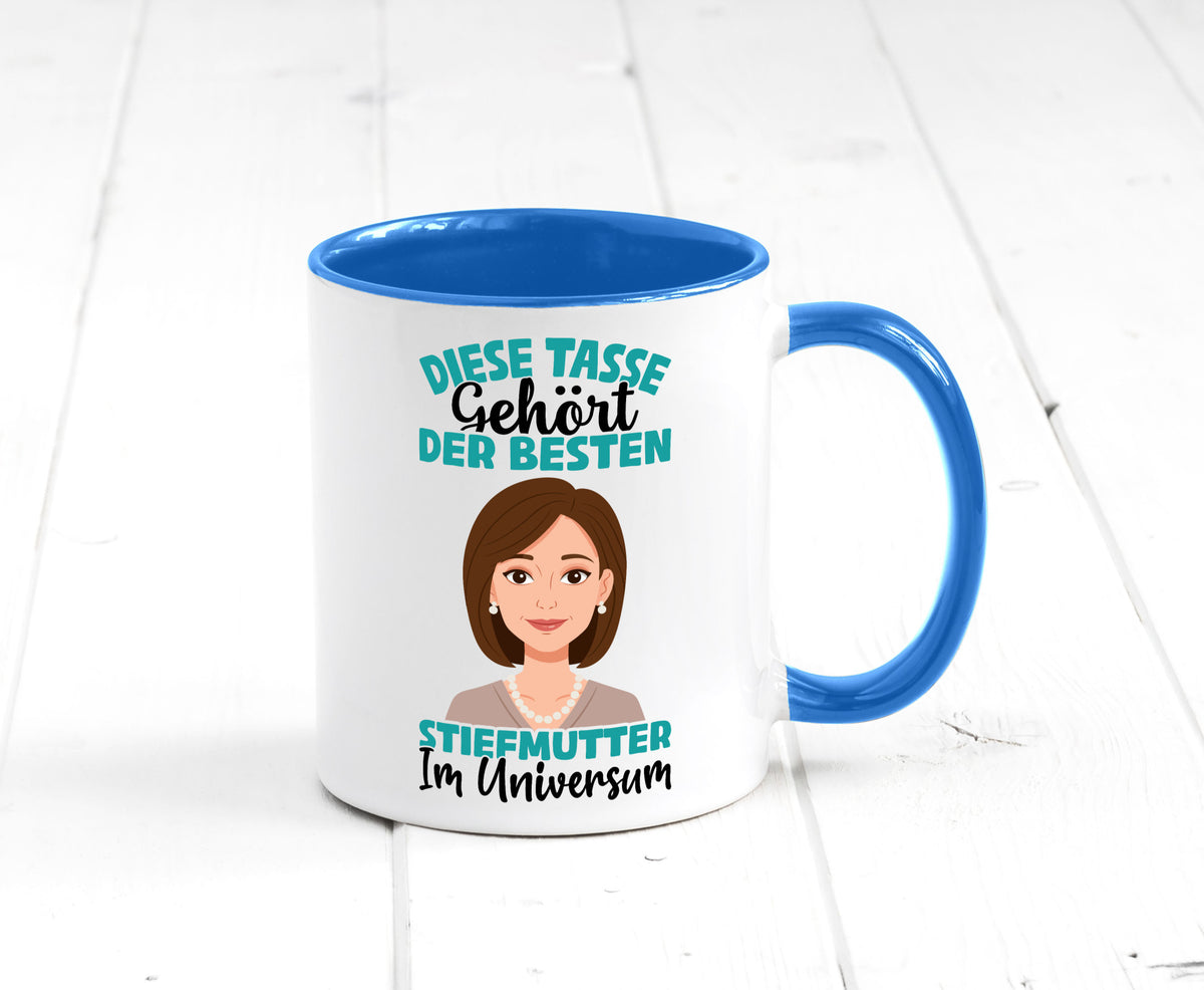 Im Universum: Stiefmutter | Stieftochter Beste Geschenk Familie Geschenkidee Tasse