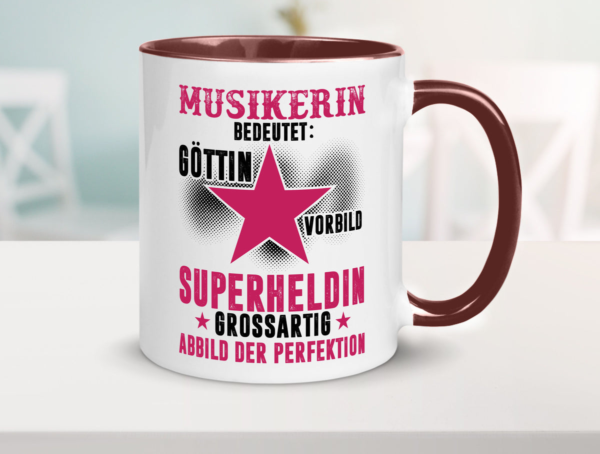 Bedeutung von Musikerin | Musik Musikantin Geschenk Humor Geschenkidee lustiger Tasse