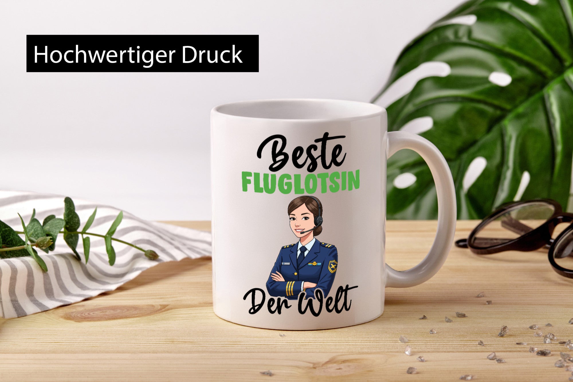 Beste Fluglotsin | Flughafen Flugverkehr v2 Geschenk Humor Geschenkidee