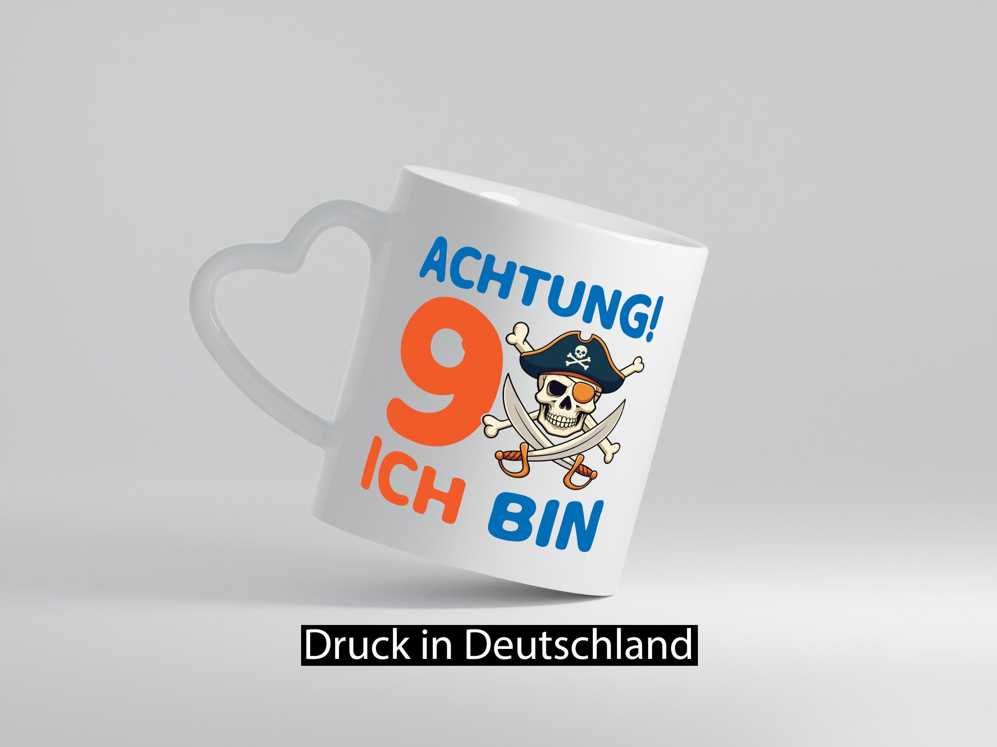 9. Geburtstag | 9 Jahre Pirat lustiger Spruch Geschenk Geschenkidee Tasse