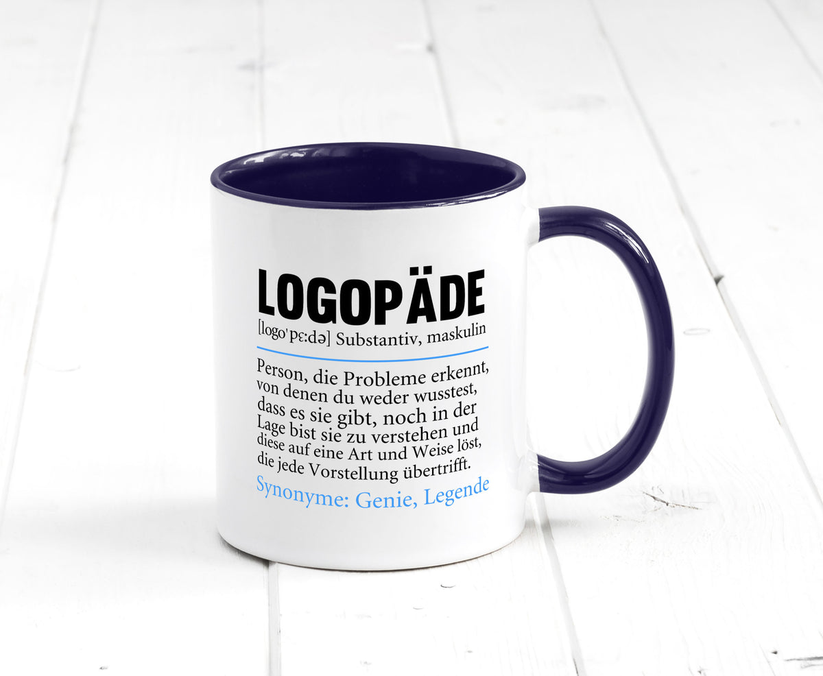 Logopäde | Spruch lustig Sprachtherapie Beruf lustiger Geschenk Arbeit Kollegen Tasse