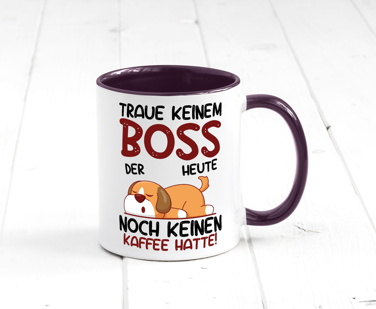 Traue keinem Boss | Führungskraft Vorgesetzter Geschenkidee Humor Tasse