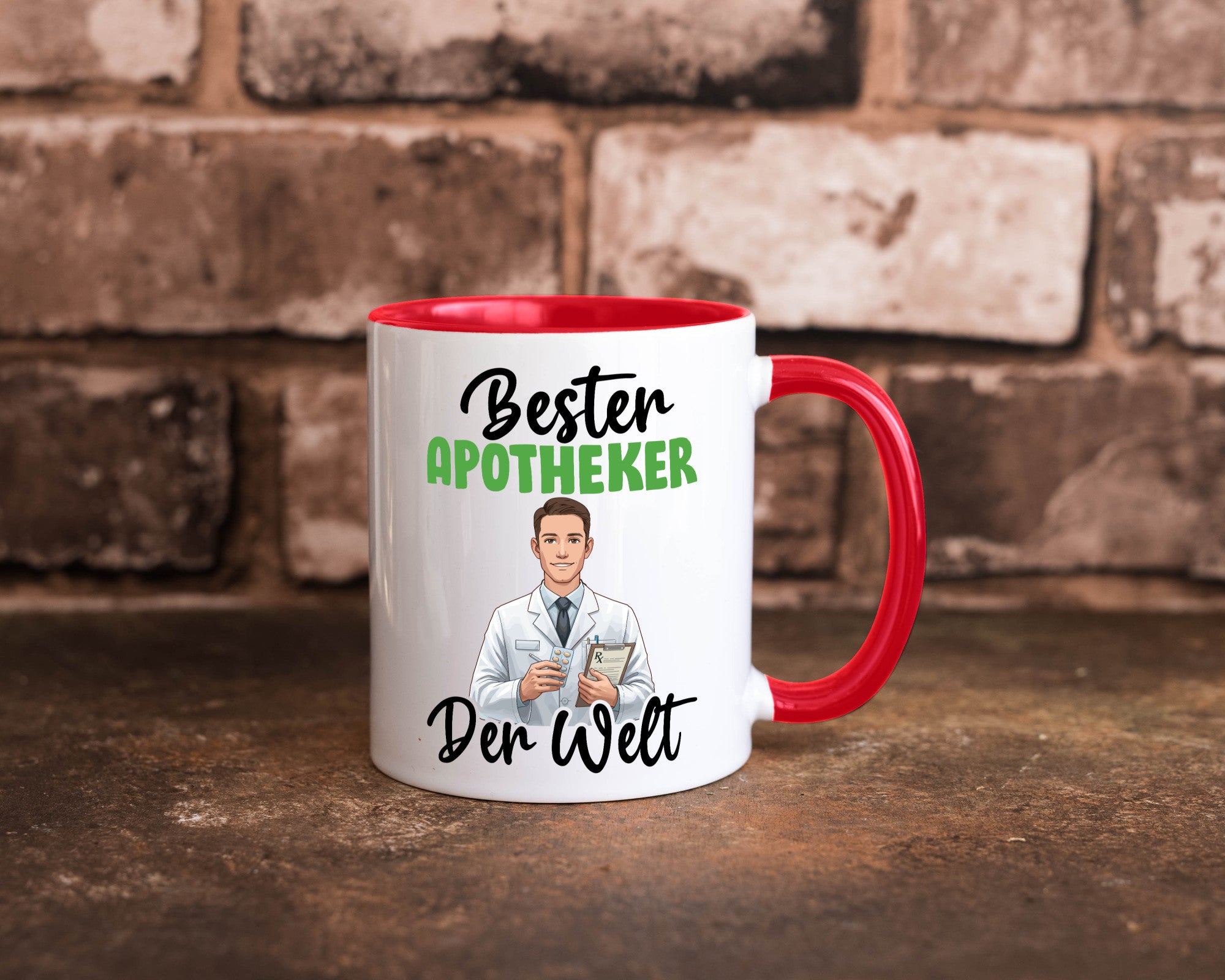 Bester Apotheker | Apotheke Pharmazie v2 Humor Geschenkidee Tasse