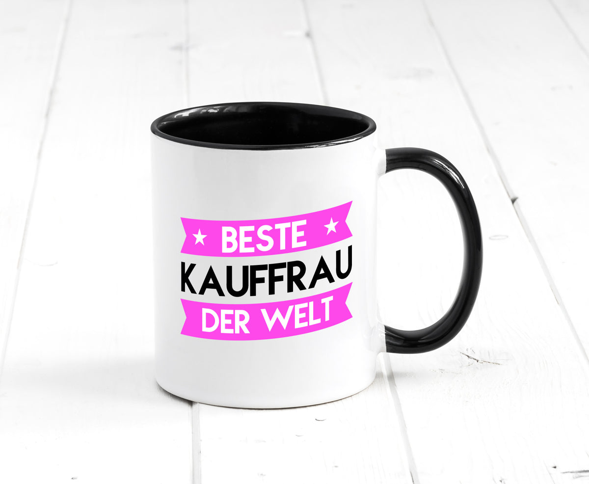 Beste Kauffrau | Kauffrauen Geschenkidee Humor Tasse